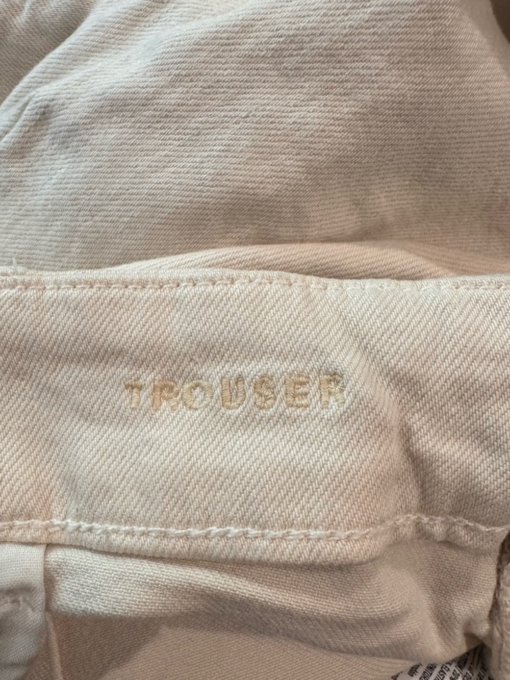 American Eagle Outfitters Wide-Leg Chinos in Off-White - Picture 4 of 5